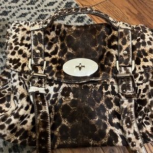 Mulberry Alexa Leopard Print Pony Hair RARE